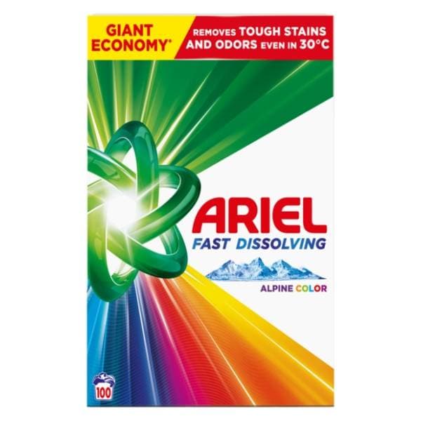 ARIEL Alpine color deterdžent za rublje 100 pranja (5,5kg) 0