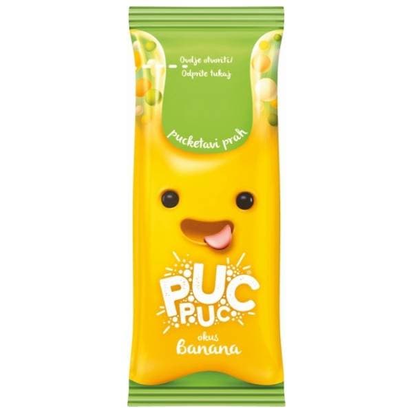 CEDEVITA Puc puc banana bomboni 5g 0