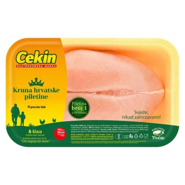 CEKIN pileća prsa bez kože 1kg 0