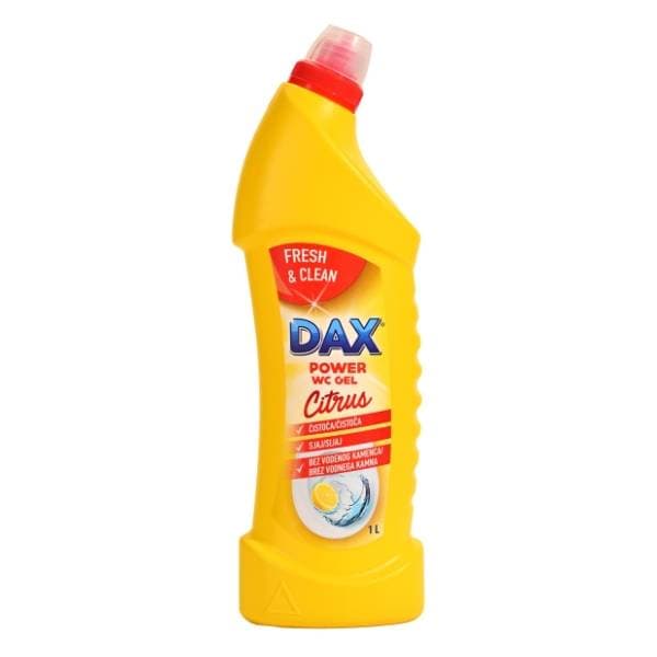 DAX Power gel za čišćenje wc školjke citrus 1l 0