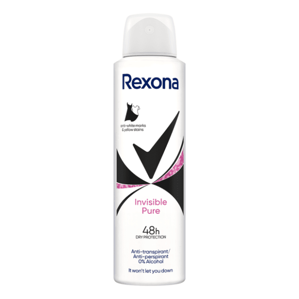 Dezodorans REXONA invisible pure 150ml 0