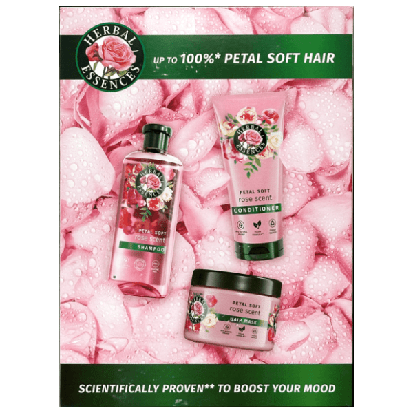 HERBAL ESSENCES set Petal soft (šampon balzam i pakovanje) 0