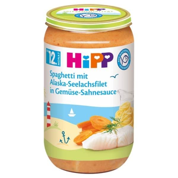 HIPP kašica spaghetti s ribom 250g 0