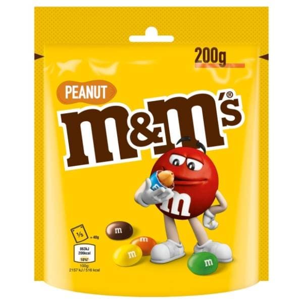 M&M's bomboni kikiriki 200g 0