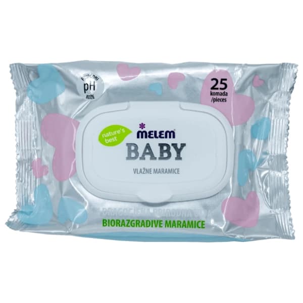 MELEM Baby vlažne maramice 25kom 0