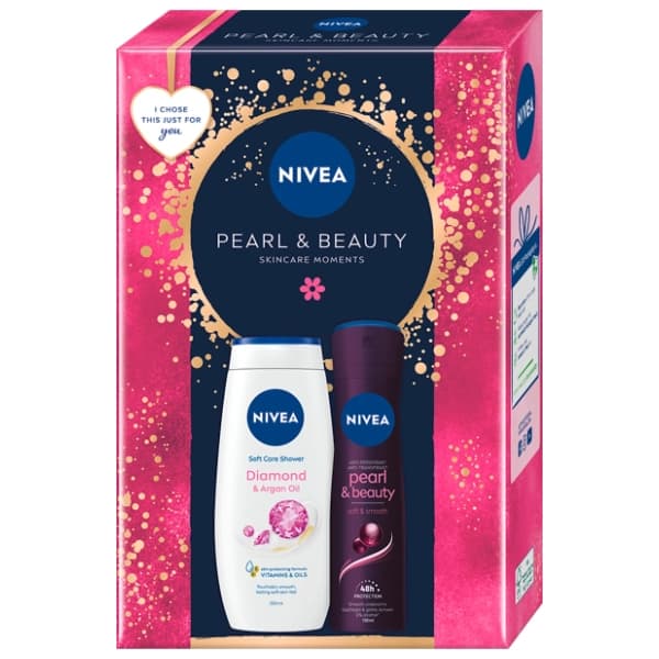 NIVEA set Pearl & beauty (gel za tuširanje i dezodorans) 0