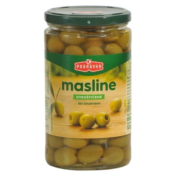 PODRAVKA masline zelene otkoštene 320g 0