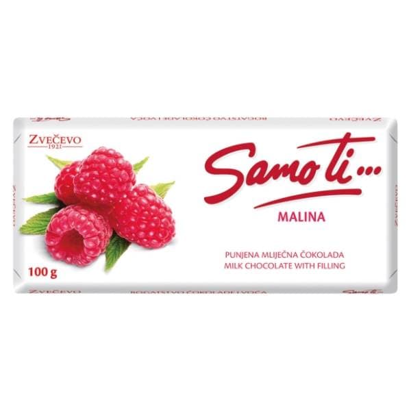 SAMO TI čokolada malina 100g 0