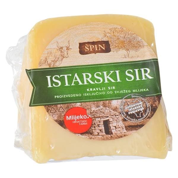 ŠPIN Istarski tvrdi punomasni kravlji sir 230g 0