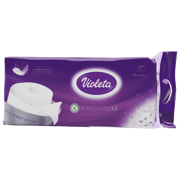 VIOLETA Premium toaletni papir 3sloja 10kom 0