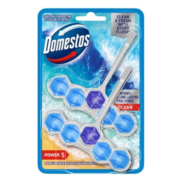 WC osvježivač DOMESTOS power 5 ocean 2x55g 0