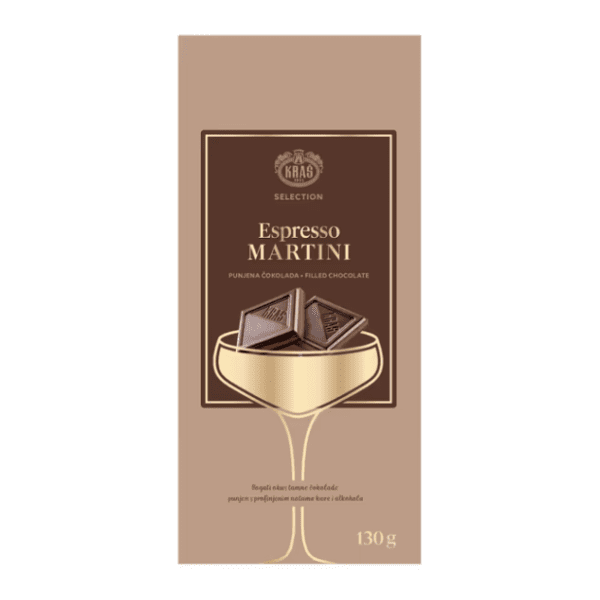 KRAŠ čokolada Selection Espresso Martini 130g 0