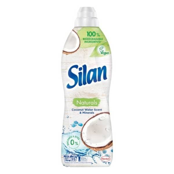 SILAN Coconut water & minerals omekšivač 35 pranja (770ml) 0