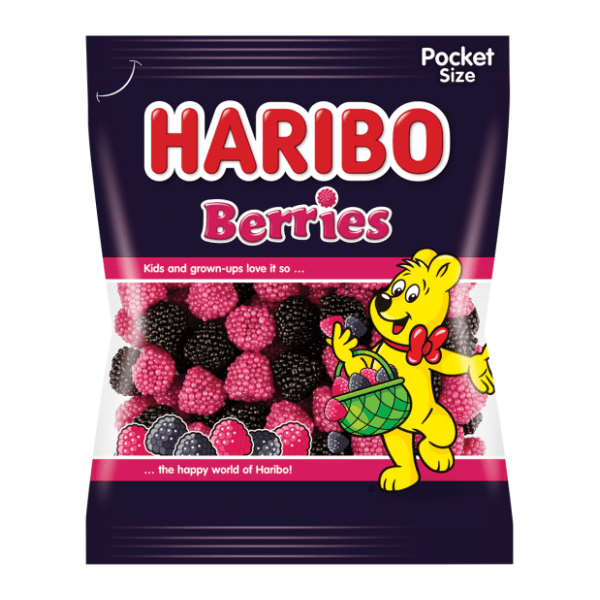 Gumeni bomboni HARIBO Berries 100g 0