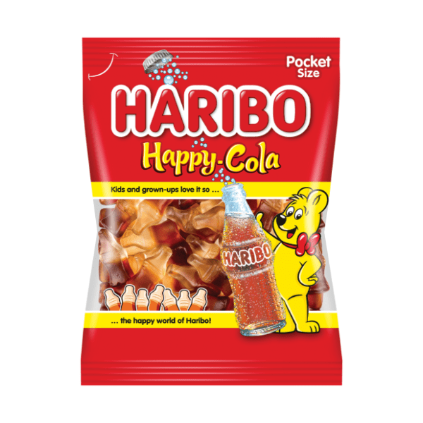 Gumeni bomboni HARIBO Happy cola 100g 0