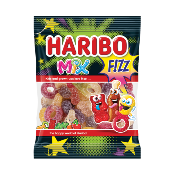 Gumeni bomboni HARIBO Mix Fizz 100g 0