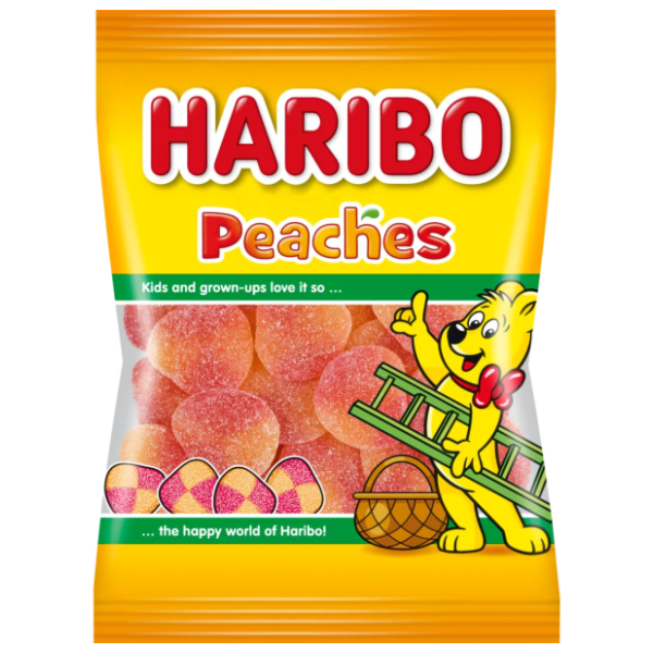 Gumeni bomboni HARIBO Pfirsiche 100g 0