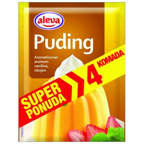 Puding vanilija ALEVA 4x40g 0