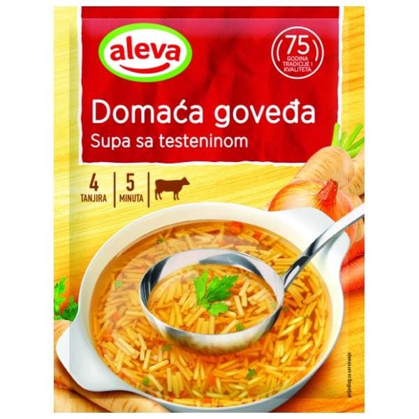 Juha ALEVA domaća goveđa bistra 45g 0
