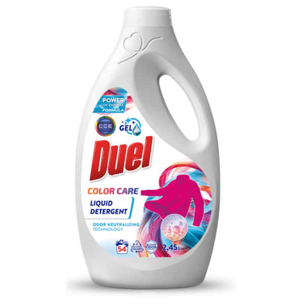 DUEL Gel color care tekući deterdžent 54 pranja (2,45l) 0