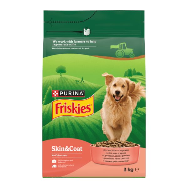 FRISKIES 5 Promises omega hrana za pse govedina i riba 3kg 0