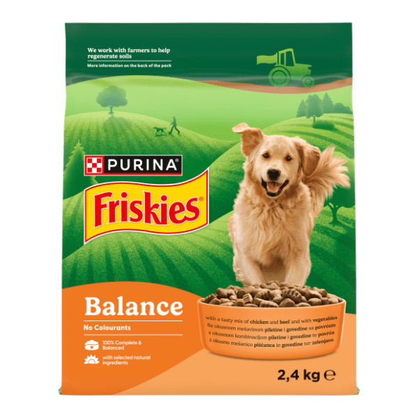 FRISKIES Adult balance piletina i povrće 2,4kg 0