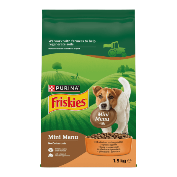 FRISKIES Mini menu piletina i povrće 1,5kg 0