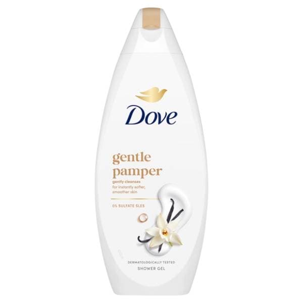 Gel za tuširanje DOVE gentle pamper 250ml 0