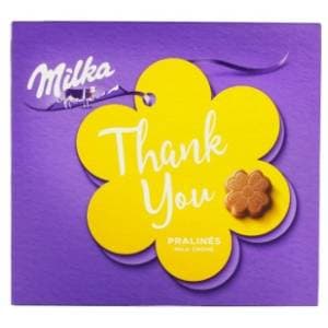 Bombonijere MILKA Thank you 110g slide slika