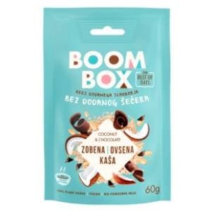 BOOM BOX zobena kaša kokos čokolada 60g slide slika