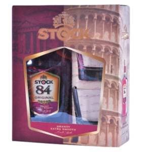 Brandy STOCK poklon 2 čaše 0.7l slide slika