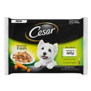 CESAR meso i povrće u želeu 4x100g slide slika