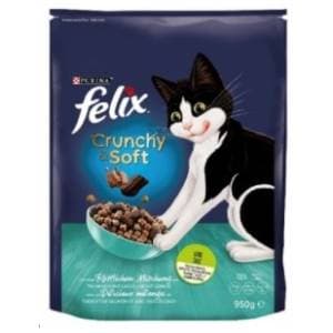 FELIX granule Crunchy & soft losos 950g slide slika