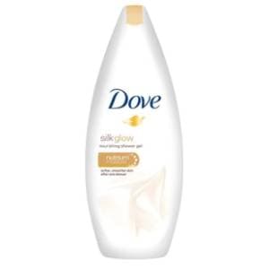 Gel za tuširanje DOVE Silk glow 250ml slide slika