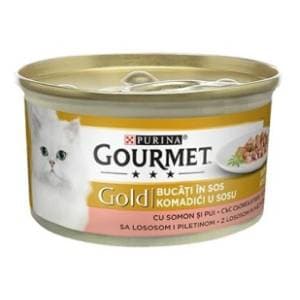 GOURMET Gold piletina i losos 85g slide slika