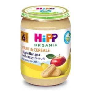 HIPP kašica jabuka banana keks 190g slide slika