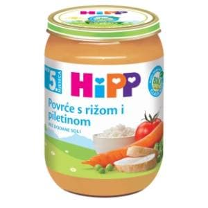 HIPP kašica povrće s rižom i piletinom 190g slide slika