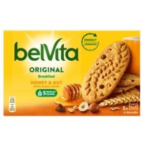 Keks BELVITA honey & nut 225g slide slika