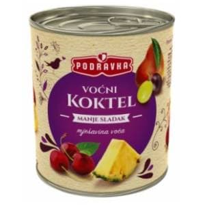 Kompot voćni koktel light PODRAVKA 800g slide slika