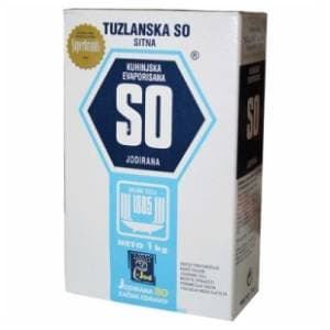Kuhinjska sol TUZLANSKA 1kg slide slika