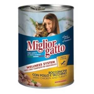 MIGLIOR Gatto piletina i puretina 405g slide slika
