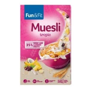 Musli FUN&FIT tropic 250g slide slika