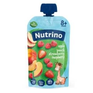 NUTRINO voćni pire jabuka breskva jagoda malina 100g slide slika