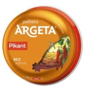 Pašteta ARGETA pikantna pileća 95g slide slika