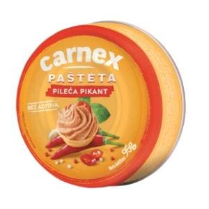 Pašteta CARNEX pileća pikant 95g slide slika
