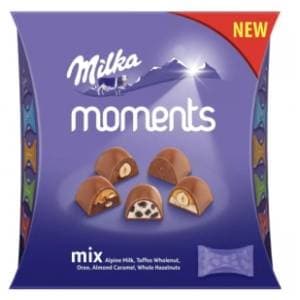 Praline MILKA Moments mix 97g slide slika