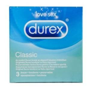 Kondom DUREX Classic 3kom slide slika