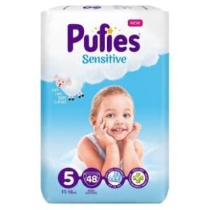 PUFIES pelene sensitive 5 48kom slide slika