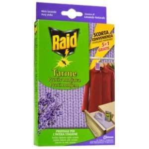 RAID gel protiv moljaca lavanda 5+1kom 6x3g slide slika