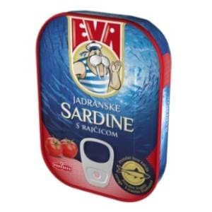 Sardine EVA rajčica 115g slide slika